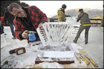 erlebnis f�r gruppe kreatives eisschnitzen